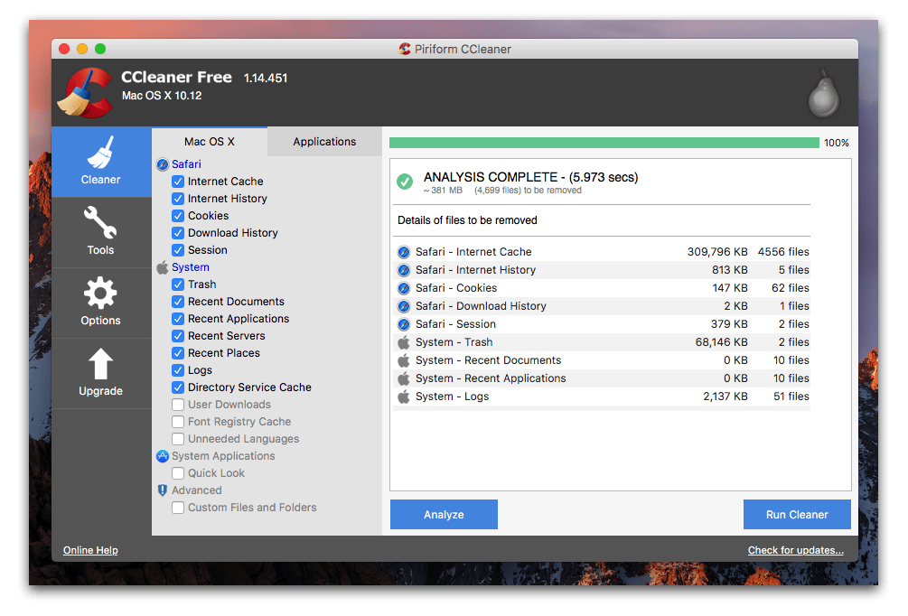 computer cleaner software mac